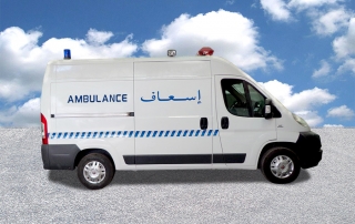 Ambulance Médicalisée sur Fourgon Type Fiat Ducato