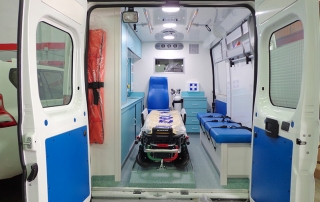 Ambulance Médicalisée sur Fourgon Type Fiat Ducato