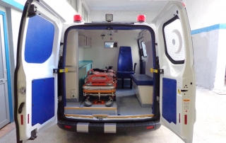 Ambulance Médicalisée sur Fourgon Type Ford