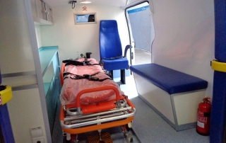Ambulance Médicalisée sur Fourgon Type Ford