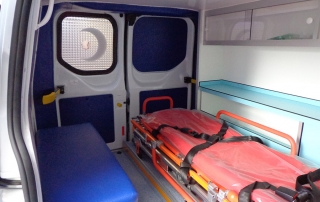 Ambulance Médicalisée sur Fourgon Type Ford