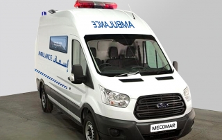 Ambulance Médicalisée sur Fourgon Type Ford L2H2