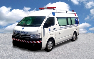 Ambulance Médicalisée sur Fourgon Type Foton
