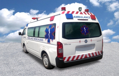 Ambulance Médicalisée sur Fourgon Type Foton