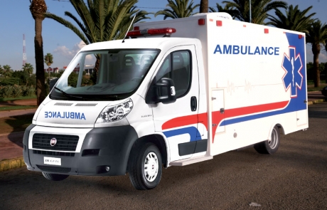 Ambulance Médicalisée Cellule - Type Fiat Ducato