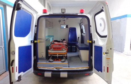 Ambulance Médicalisée sur Fourgon Type Ford