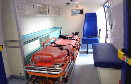 Ambulance Médicalisée sur Fourgon Type Ford